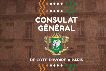 Logo Consulat General de la Cote d'Ivoire a Paris